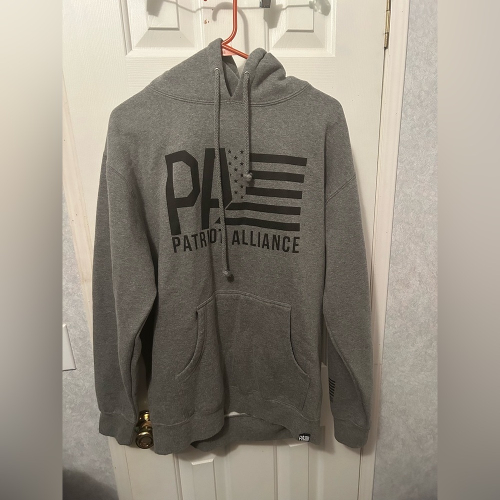 Patriot Alliance Hoodie Pullover Sweatshirt. Patriotic. USA. MAGA. Veteran.